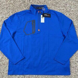 RLX Ralph Lauren Men’s 1/4 Zip Luxury Jersey Pullover Fleece Sweatshirt Size XXL